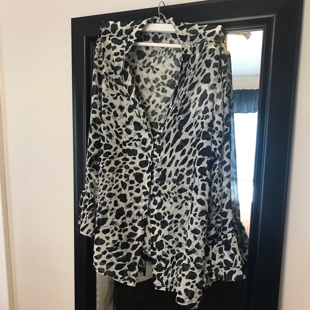 Susan graver xl top sheer